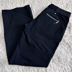 Athleta pants size 6 black color zipper pockets